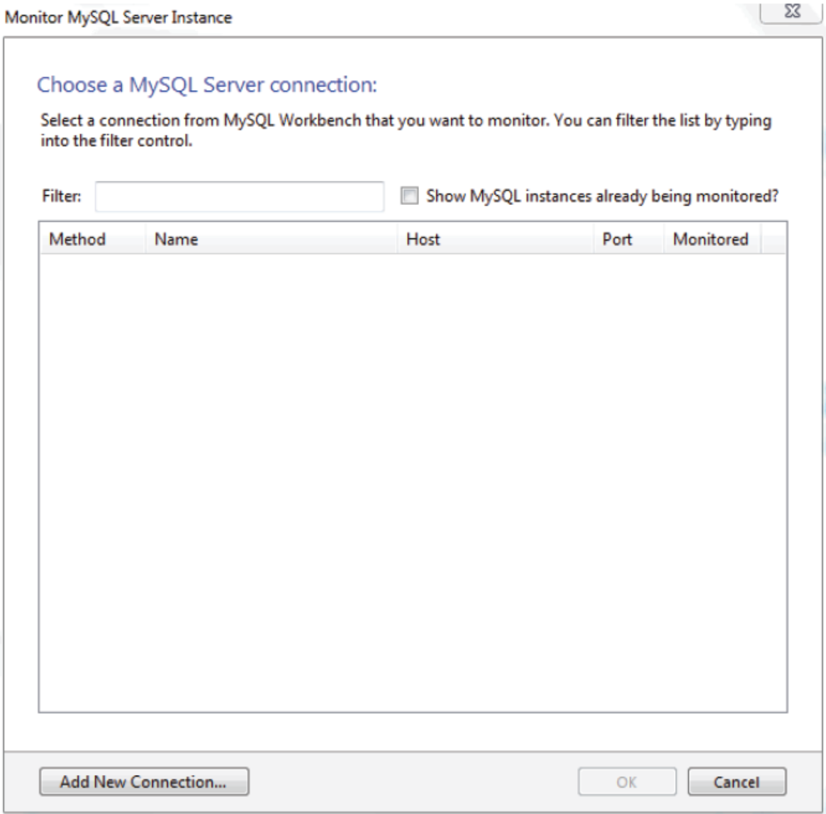 MySQL Notifier 새로운 인스턴스의 추가